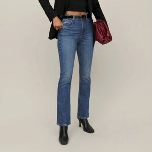Reformation | Peyton High Rise Bootcut Jeans | Light/Med Wash | Sz 25